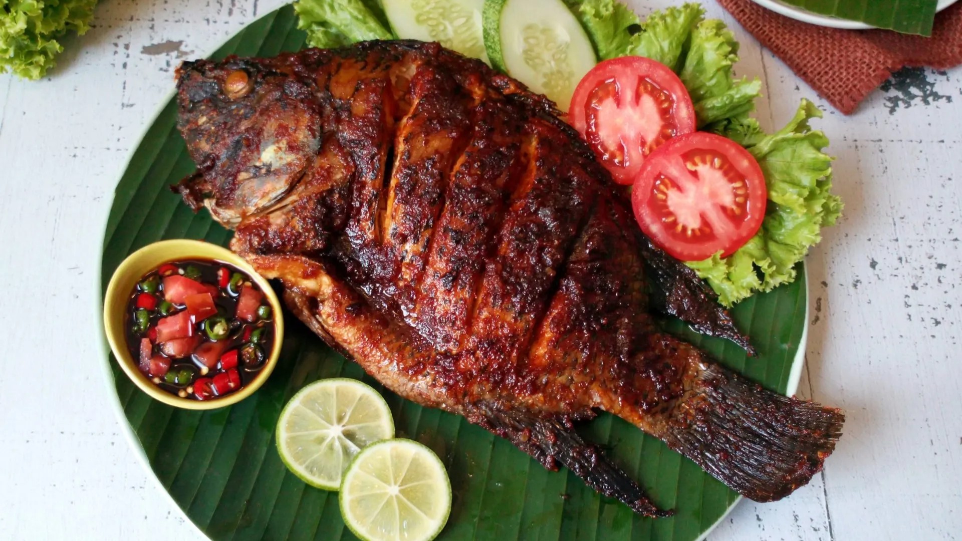 Ikan Jahir Bakar